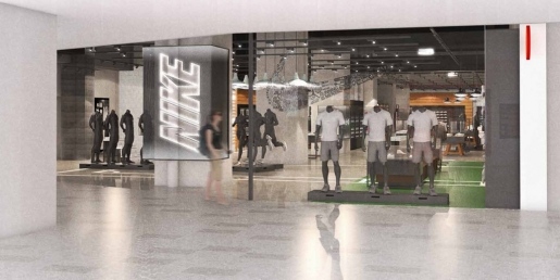 Réaménagement de magasin Nike