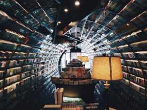 Books in architecture - tunnel