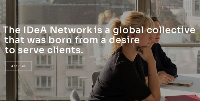 IDeA Network website header